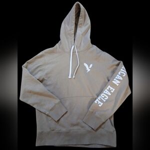 AMERICAN EAGLE Outfitters HOODIE.  Mens.  Size Medium.  Color:  Khaki.